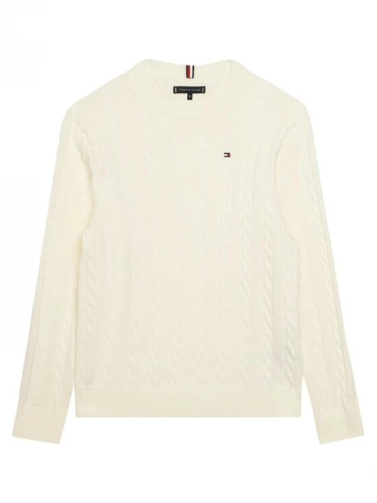 Obrázek produktu Tommy Hilfiger Svetr KB0KB09753 Bílá Regular Fit