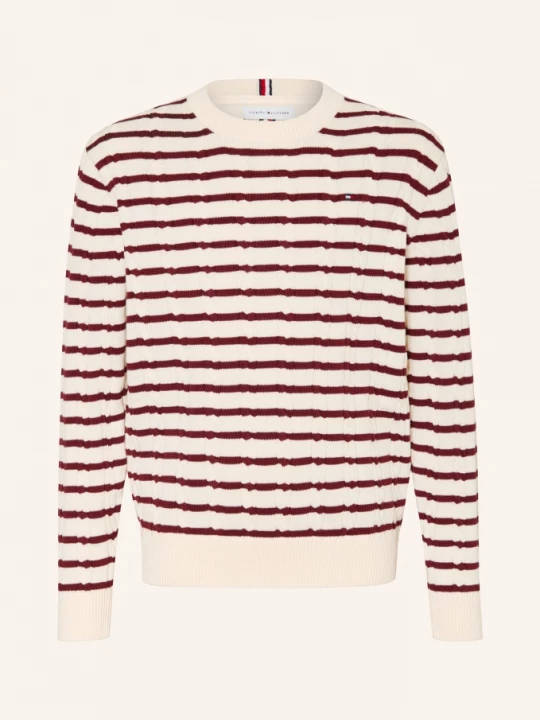 Obrázek produktu Tommy Hilfiger Svetr krémová / tmavě červená