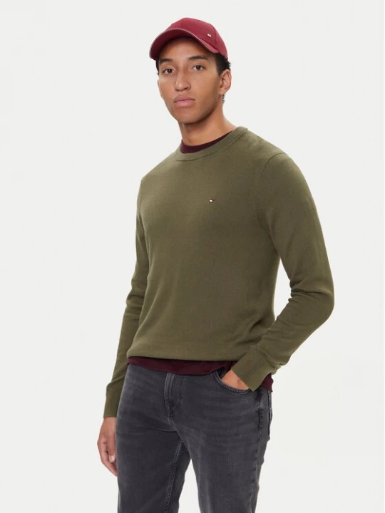 Obrázek produktu Tommy Hilfiger Svetr MW0MW28046 Zelená Regular Fit