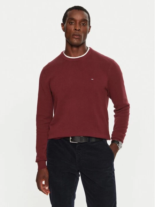 Obrázek produktu Tommy Hilfiger Svetr MW0MW36347 Bordó Regular Fit