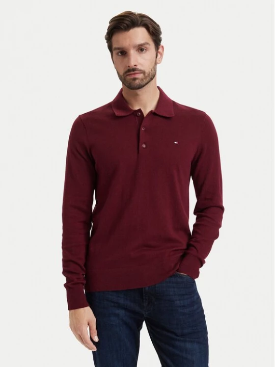 Obrázek produktu Tommy Hilfiger Svetr MW0MW36519 Bordó Regular Fit