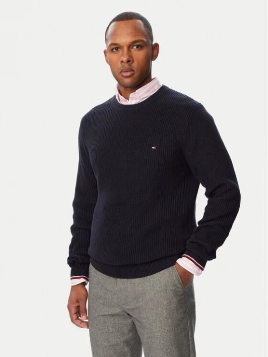 Obrázek produktu Tommy Hilfiger Svetr MW0MW41516 Tmavomodrá Regular Fit
