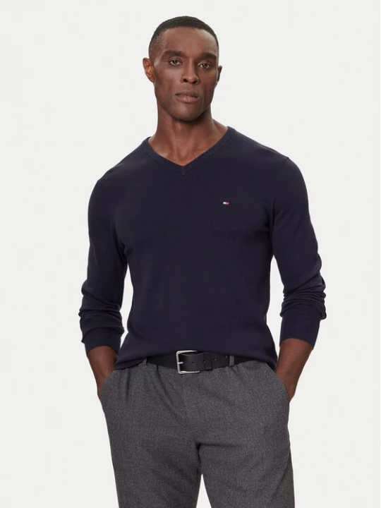Obrázek produktu Tommy Hilfiger Svetr MW0MW42249 Tmavomodrá Regular Fit