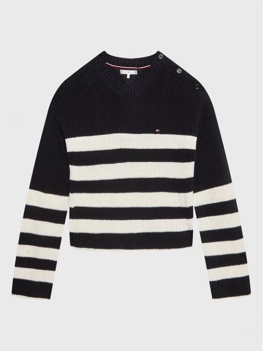 Obrázek produktu Tommy Hilfiger Svetr Nautical KG0KG07078 D Tmavomodrá Regular Fit