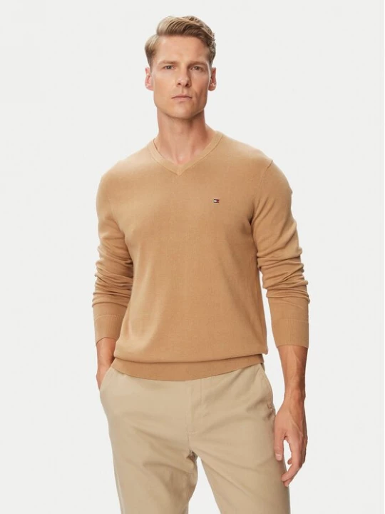 Obrázek produktu Tommy Hilfiger Svetr Pima MW0MW36519 Tmavomodrá Regular Fit