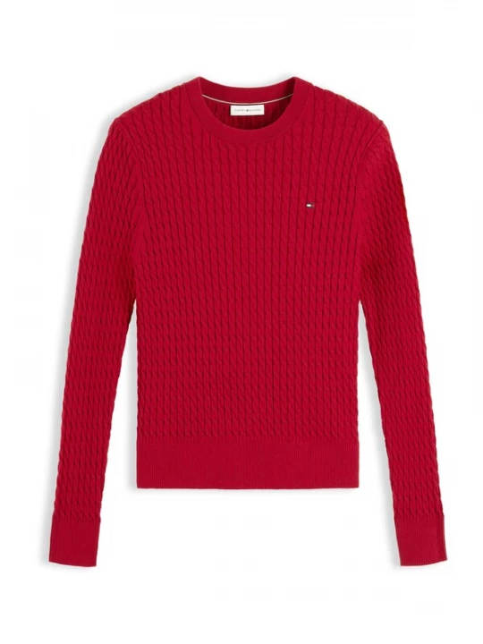 Obrázek produktu TOMMY HILFIGER Svetr rubínově červená