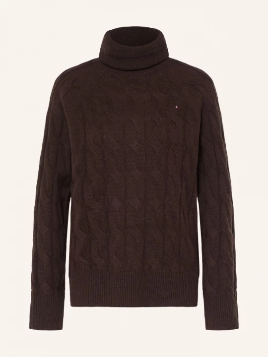 Obrázek produktu Tommy Hilfiger Svetr S Rolákem tmavě hnědá