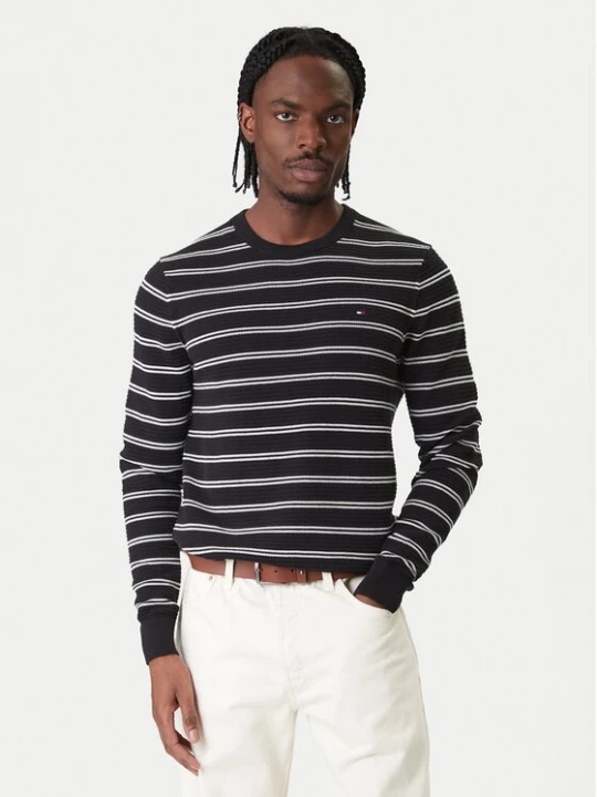 Obrázek produktu Tommy Hilfiger Svetr Seasonal MW0MW41643 Černá Regular Fit