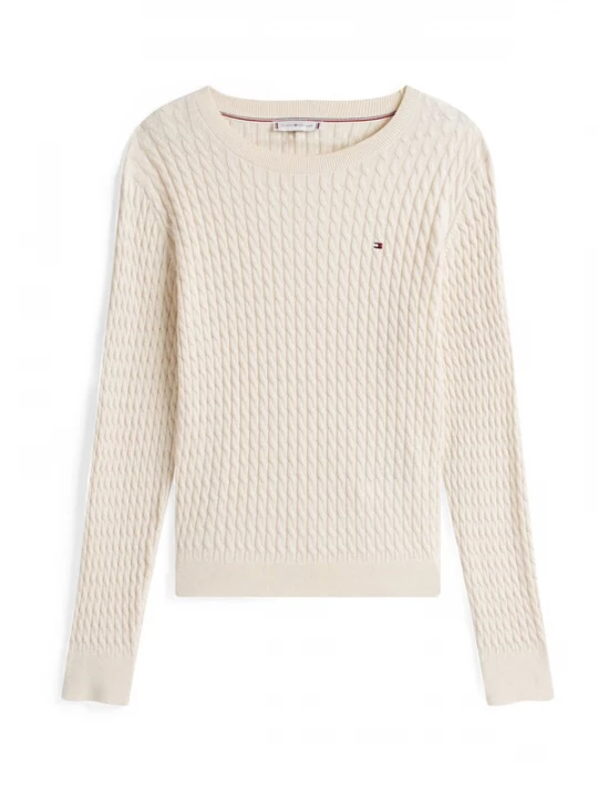 Obrázek produktu TOMMY HILFIGER Svetr  slonová kost