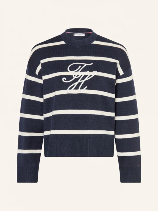 Obrázek produktu Tommy Hilfiger Svetr tmavě modrá / bílá