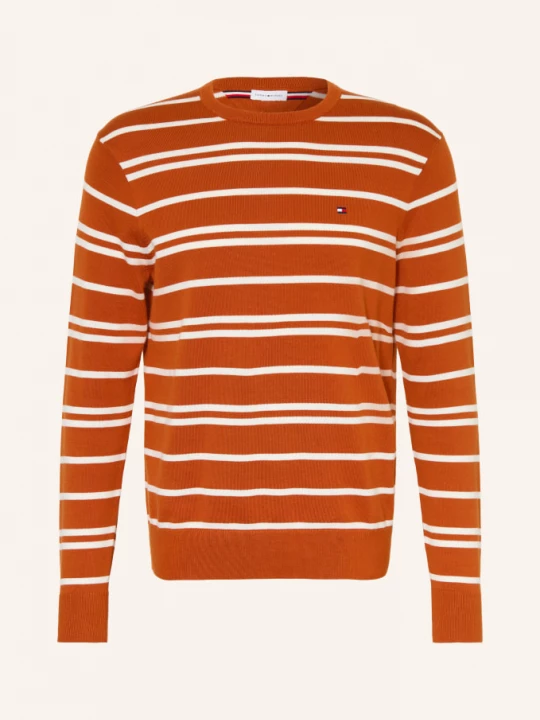 Obrázek produktu Tommy Hilfiger Svetr tmavě oranžová / krémová