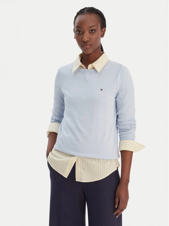Obrázek produktu Tommy Hilfiger Svetr WW0WW44984 Světle modrá Regular Fit