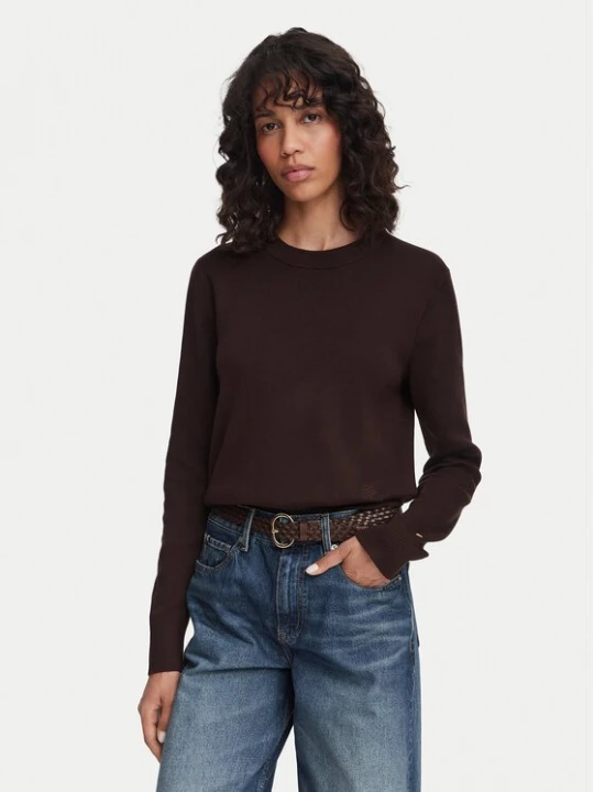 Obrázek produktu Tommy Hilfiger Svetr WW0WW52298 Tmavě hnědá Regular Fit