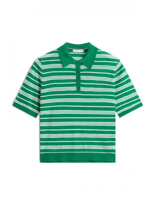 Obrázek produktu TOMMY HILFIGER Svetr zelená / bílá