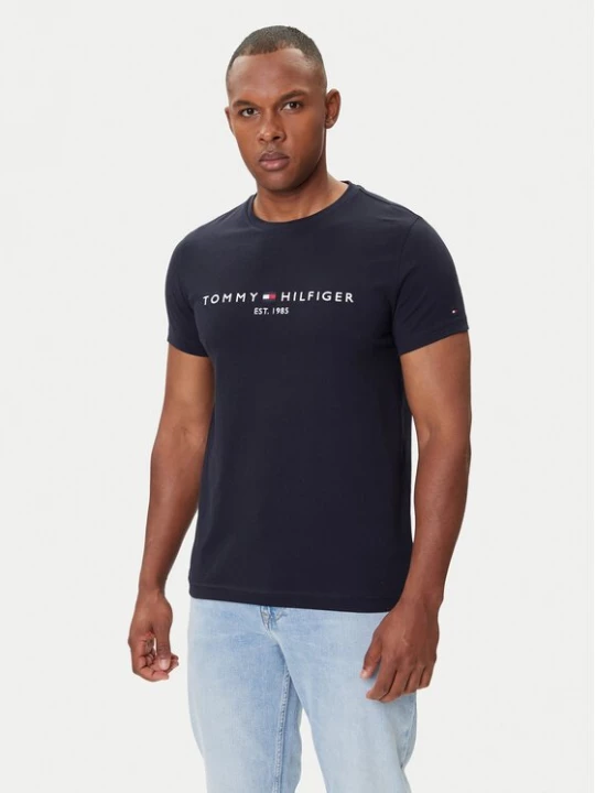Obrázek produktu Tommy Hilfiger T-Shirt Core Logo Tee MW0MW11465 Tmavomodrá Slim Fit