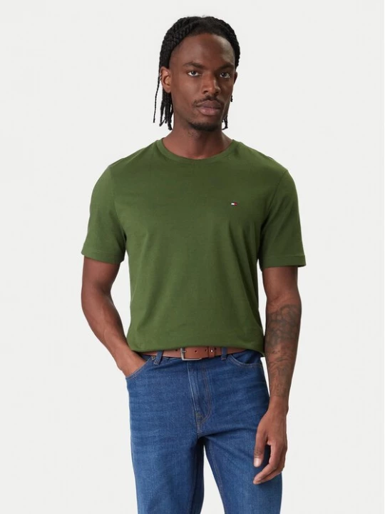 Obrázek produktu Tommy Hilfiger T-Shirt Ess Seasonal MW0MW39995 Zelená Regular Fit