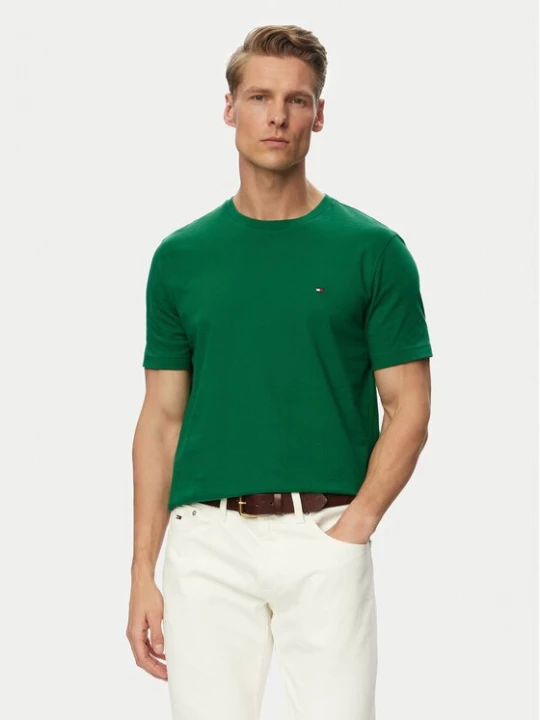 Obrázek produktu Tommy Hilfiger T-Shirt Ess Seasonal MW0MW39995 Zelená Regular Fit