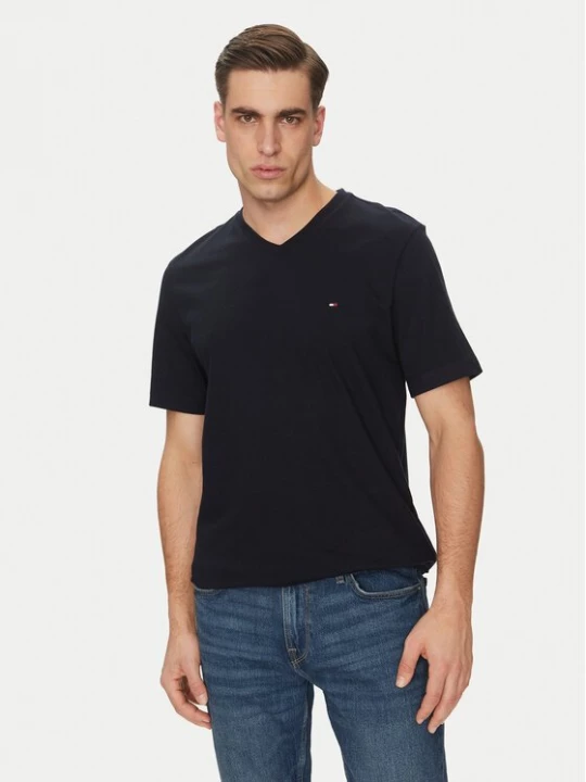 Obrázek produktu Tommy Hilfiger T-Shirt Essential V-Neck Tee MW0MW39249 Tmavomodrá Regular Fit