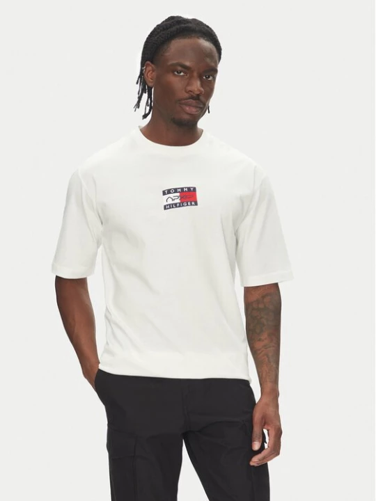 Obrázek produktu Tommy Hilfiger T-Shirt F1 Movie MW0MW41391 Bílá Regular Fit