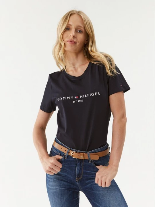Obrázek produktu Tommy Hilfiger T-Shirt Heritage C-Nk WW0WW31999 Tmavomodrá Regular Fit