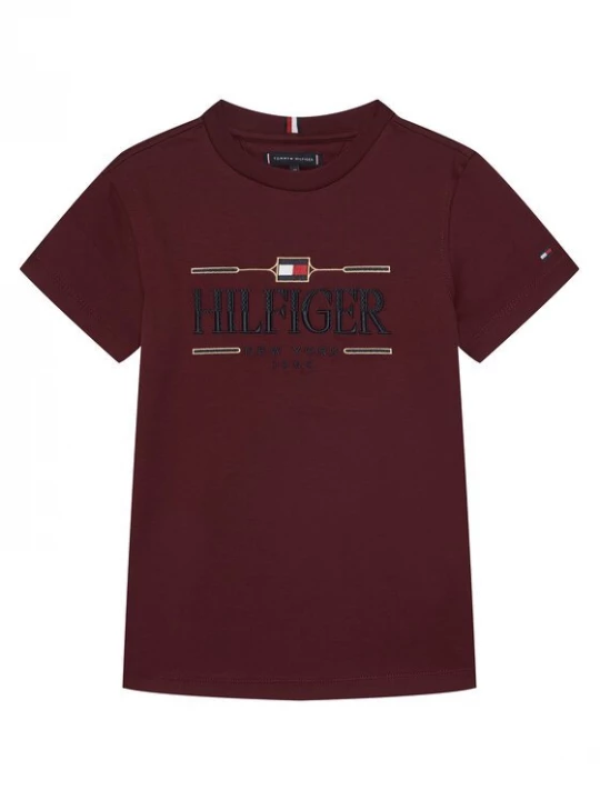 Obrázek produktu Tommy Hilfiger T-Shirt Icons KB0KB10360 Bordó Regular Fit