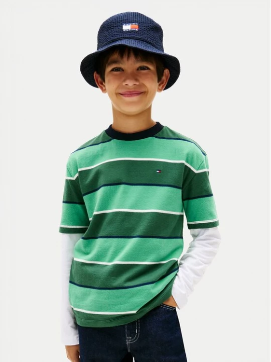 Obrázek produktu Tommy Hilfiger T-Shirt KB0KB10298 Zelená Regular Fit