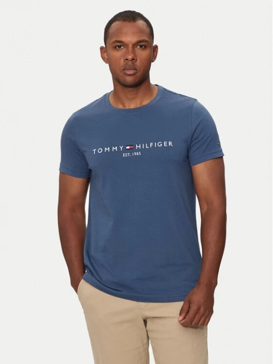 Obrázek produktu Tommy Hilfiger T-Shirt Logo MW0MW11797 Modrá Slim Fit
