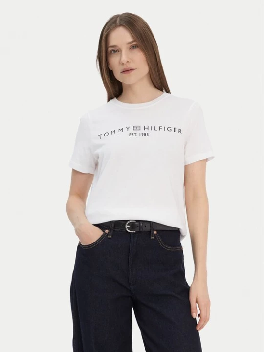 Obrázek produktu Tommy Hilfiger T-Shirt Logo WW0WW40276 Bílá Regular Fit