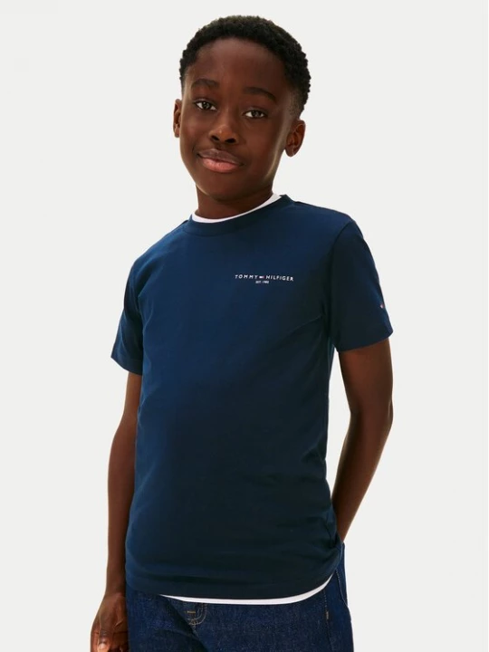 Obrázek produktu Tommy Hilfiger T-Shirt Mini Corp KS0KS00661 Tmavomodrá Regular Fit