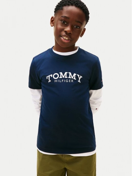 Obrázek produktu Tommy Hilfiger T-Shirt Monotype Print KB0KB10051 D Tmavomodrá Regular Fit