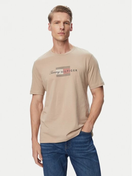 Obrázek produktu Tommy Hilfiger T-Shirt MW0MW43226 Béžová Regular Fit