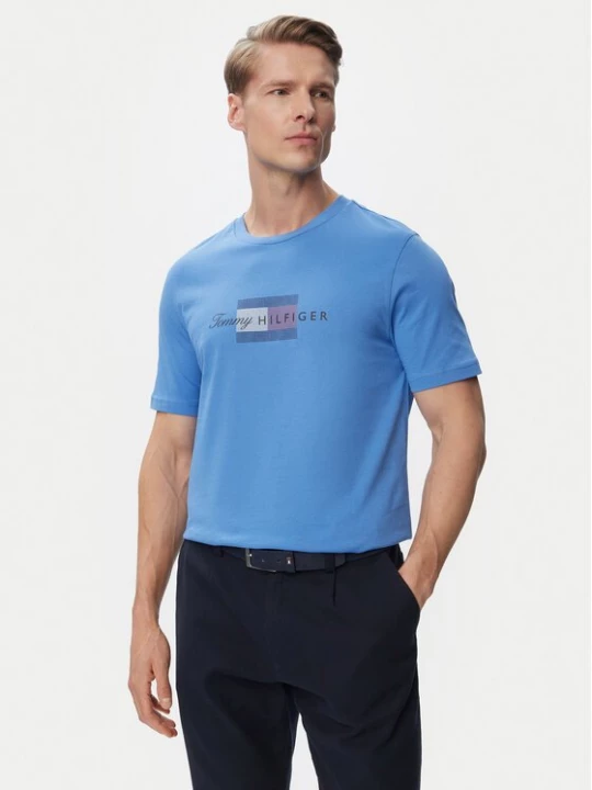 Obrázek produktu Tommy Hilfiger T-Shirt MW0MW43226 Modrá Regular Fit