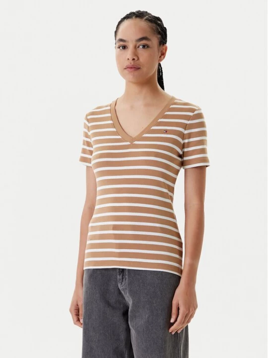 Obrázek produktu Tommy Hilfiger T-Shirt New Cody WW0WW40584 Hnědá Slim Fit