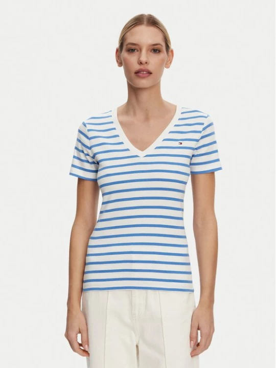 Obrázek produktu Tommy Hilfiger T-Shirt New Cody WW0WW40584 Modrá Slim Fit