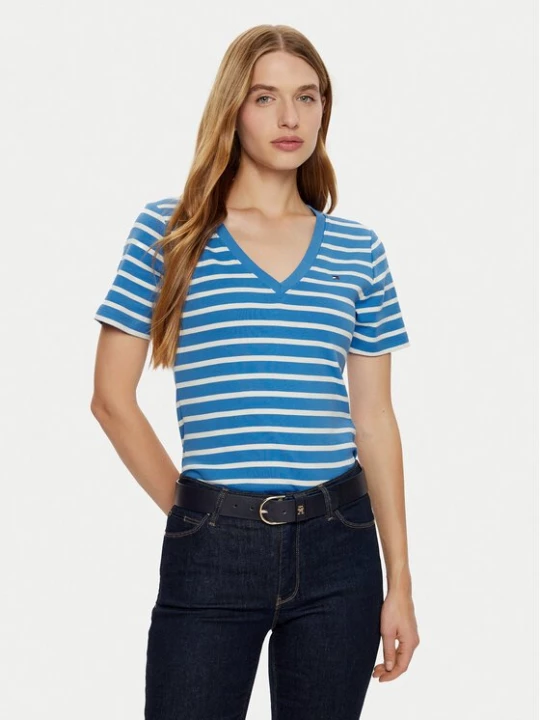 Obrázek produktu Tommy Hilfiger T-Shirt New Cody WW0WW40584 Modrá Slim Fit