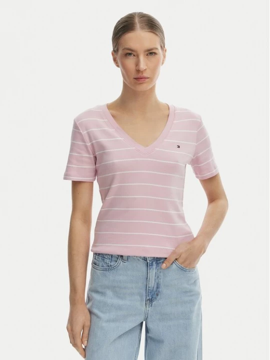Obrázek produktu Tommy Hilfiger T-Shirt New Cody WW0WW40584 Růžová Slim Fit
