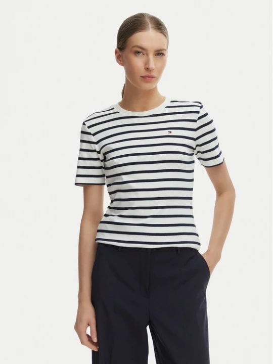 Obrázek produktu Tommy Hilfiger T-Shirt New Cody WW0WW40587 Bílá Slim Fit