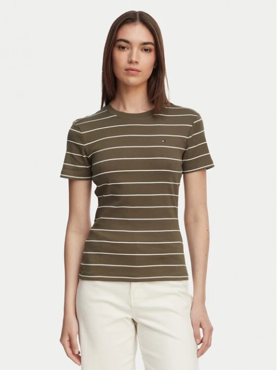 Obrázek produktu Tommy Hilfiger T-Shirt New Cody WW0WW40587 Hnědá Slim Fit