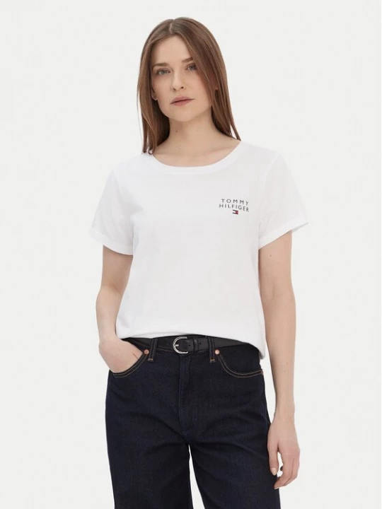Obrázek produktu Tommy Hilfiger T-Shirt UW0UW04525 Bílá Relaxed Fit