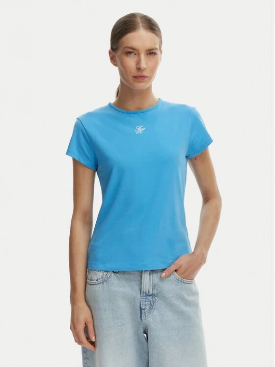 Obrázek produktu Tommy Hilfiger T-Shirt WW0WW48710 Modrá Slim Fit