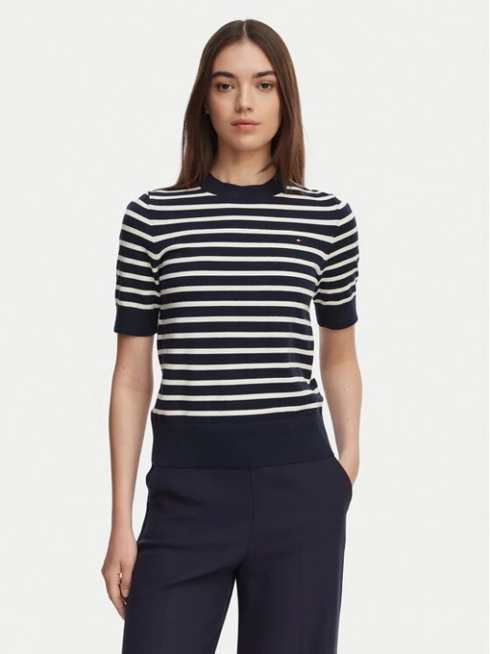 Obrázek produktu Tommy Hilfiger T-Shirt WW0WW49705 Tmavomodrá Slim Fit