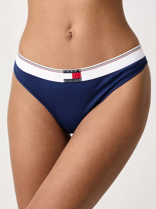 Obrázek produktu Tommy Hilfiger tanga dámské s bavlnou námořnická modř