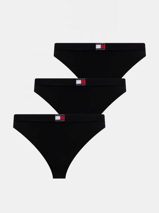 Obrázek produktu Tommy Hilfiger Tanga Tommy Hilfiger 3-pack černá