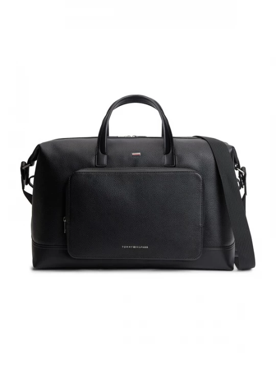 Obrázek produktu TOMMY HILFIGER Taška Weekender 'Caviar Grain Metal Logo Duffle' černá