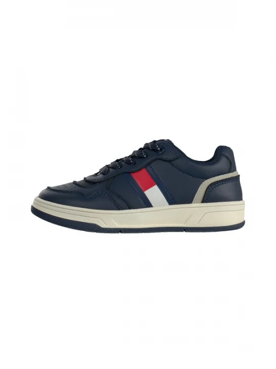 Obrázek produktu TOMMY HILFIGER Tenisky 'HAMPTON' krémová / marine modrá / ohnivá červená