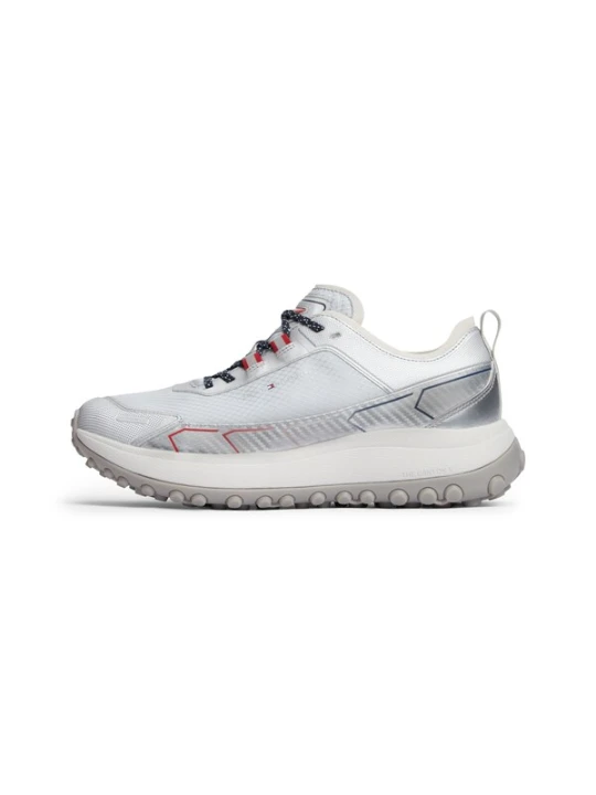 Obrázek produktu TOMMY HILFIGER Tenisky 'The Canyon X' světle šedá / červená / stříbrná / bílá