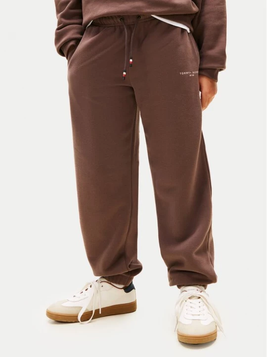 Obrázek produktu Tommy Hilfiger Teplákové kalhoty Mini Corp KS0KS00662 Hnědá Regular Fit