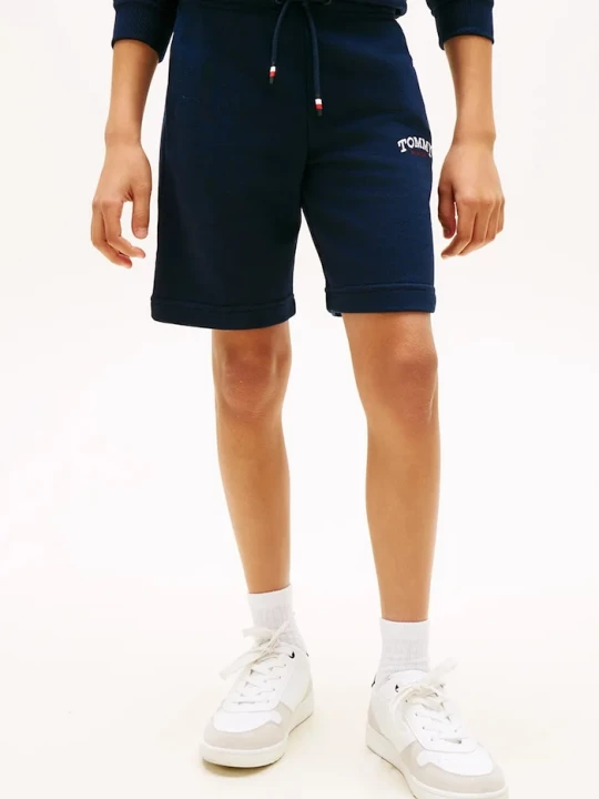 Obrázek produktu Tommy Hilfiger teplákové šortky dětské s bavlnou námořnická modř
