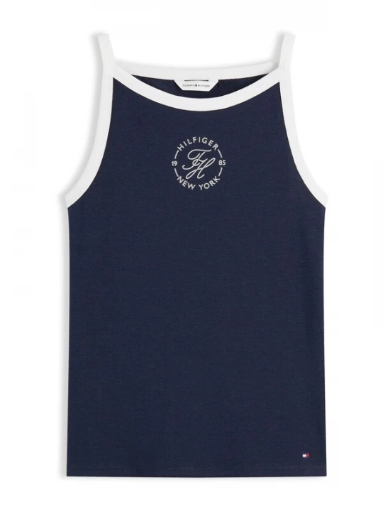 Obrázek produktu TOMMY HILFIGER Top námořnická modř / bílá