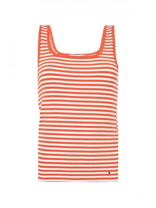 Obrázek produktu TOMMY HILFIGER Top režná / tmavě oranžová